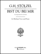 Bist du Bei Mir Vocal Solo & Collections sheet music cover